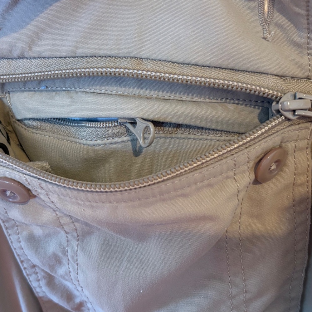 Clothing Arts Mens Adventure Travel Shorts P-Cubed Pick-Pocket Proof Khaki 42 - Picture 8 of 14